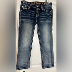 Rock Revival mid-rise curvy capri sz 27